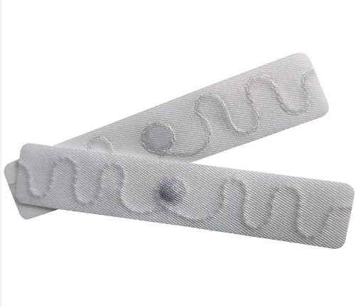 NUOVO tag RFID UHF flessibile morbido per lavanderia 58 mm x 15 mm (Solo per Italia IVA inclusa)